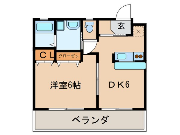 リベルタ梅ノ木の物件間取画像